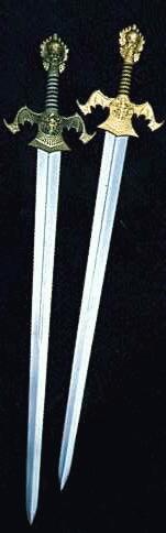 2 swords with batwings